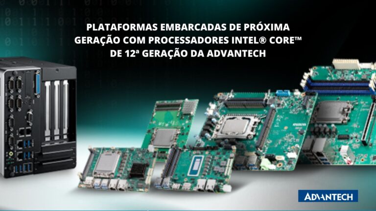 Plataformas embarcadas com processadores Intel® Core™ de 12ª geração da Advantech